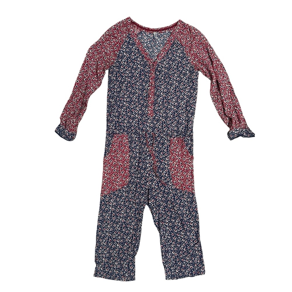 Free People Leia Floral Jumpsuit - Red and Blue XS - Picture 2 of 14